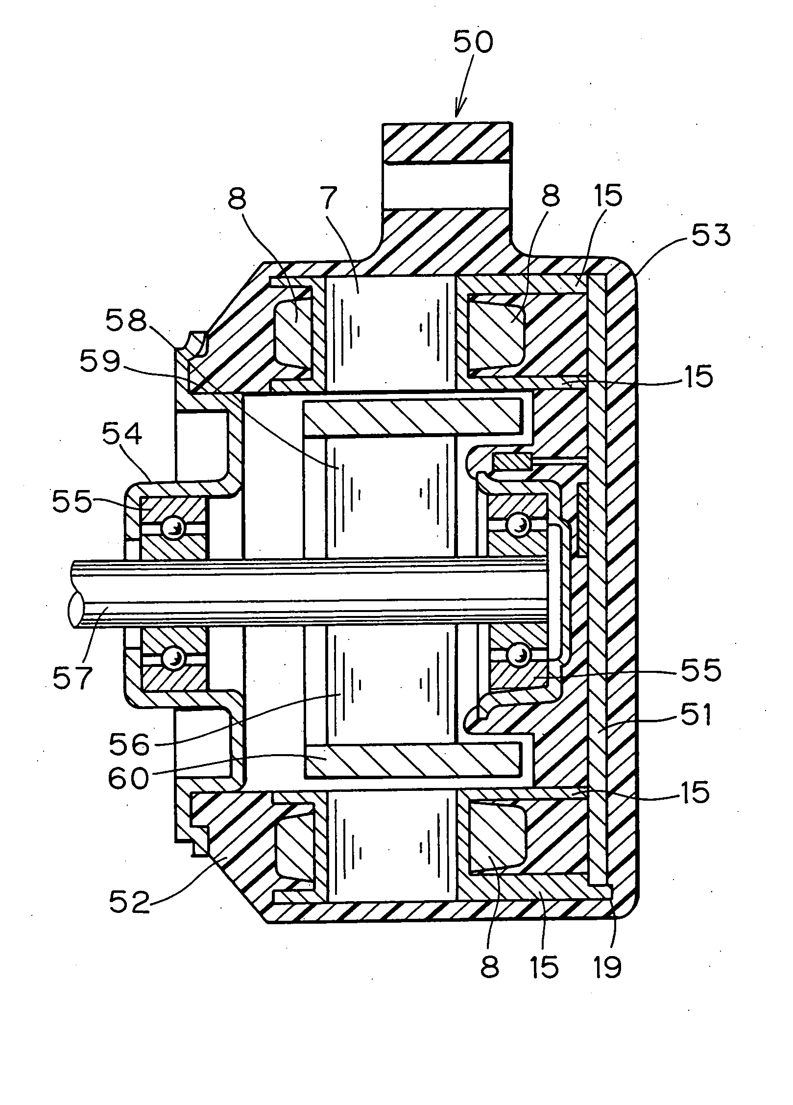 Molded motor