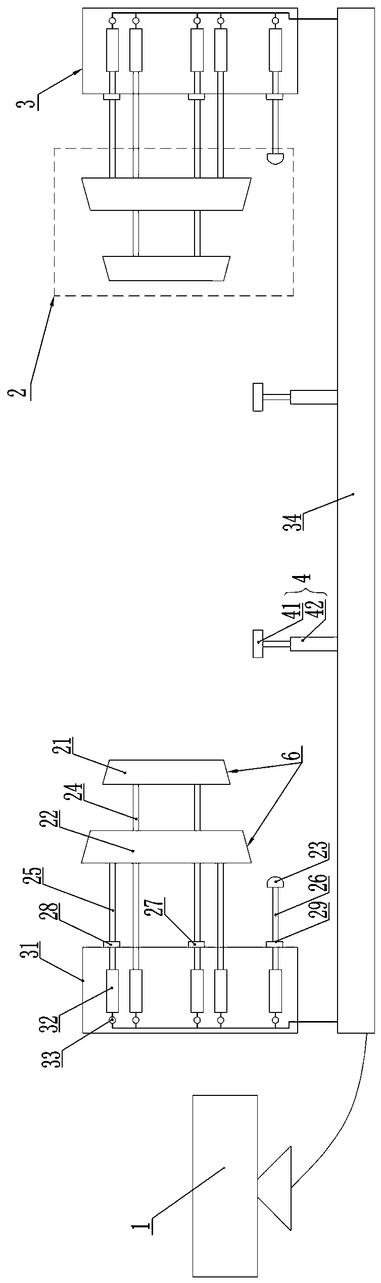 Device and method for automatically measuring parameters of taper thread of graphite electrode body