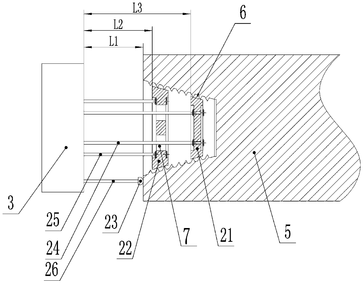 Device and method for automatically measuring parameters of taper thread of graphite electrode body