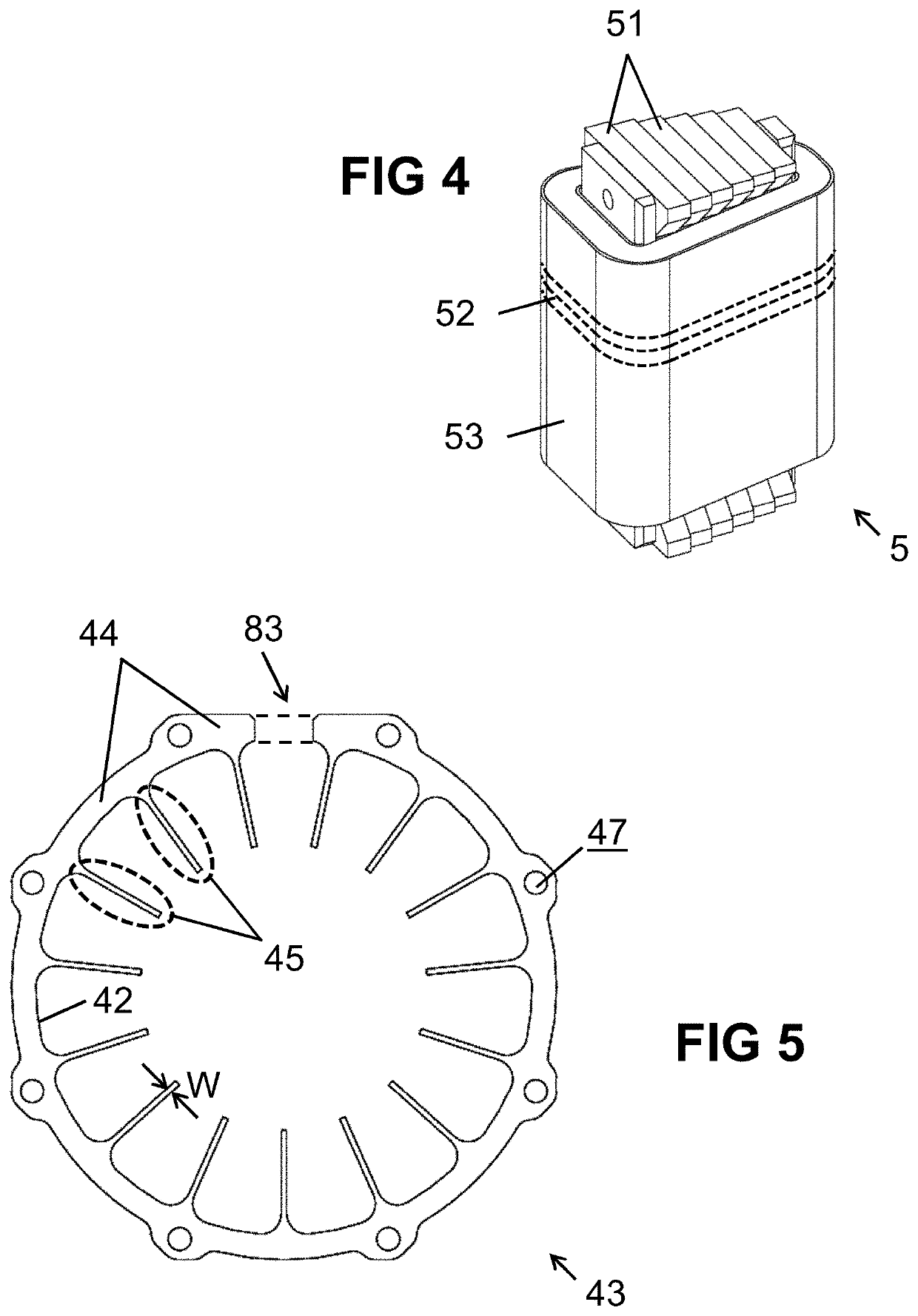 Stator for an axial flux machine and method for producing the same