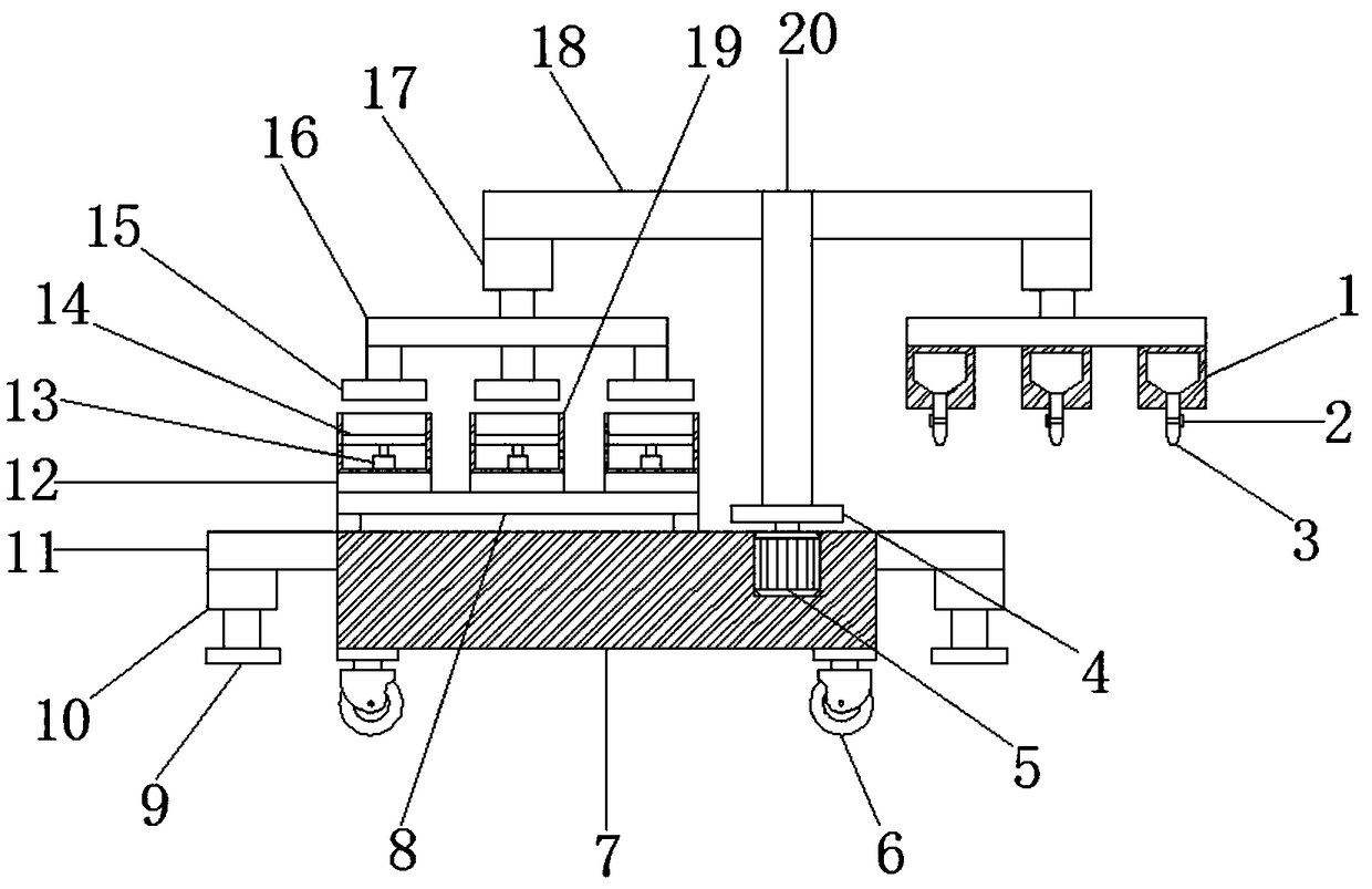 Automatic tabletting device for pharmacy