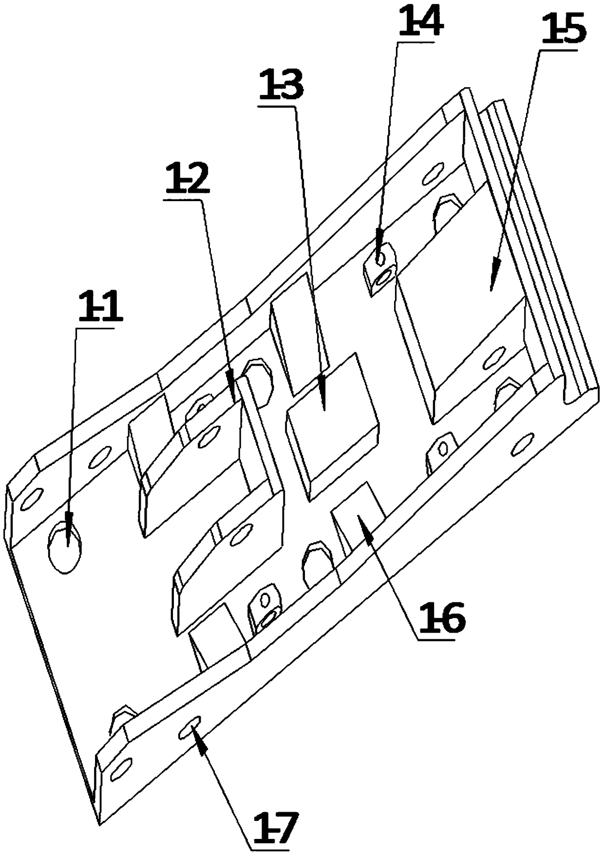 A support hydraulic device and its working method in the construction of highly flexible mortar working face