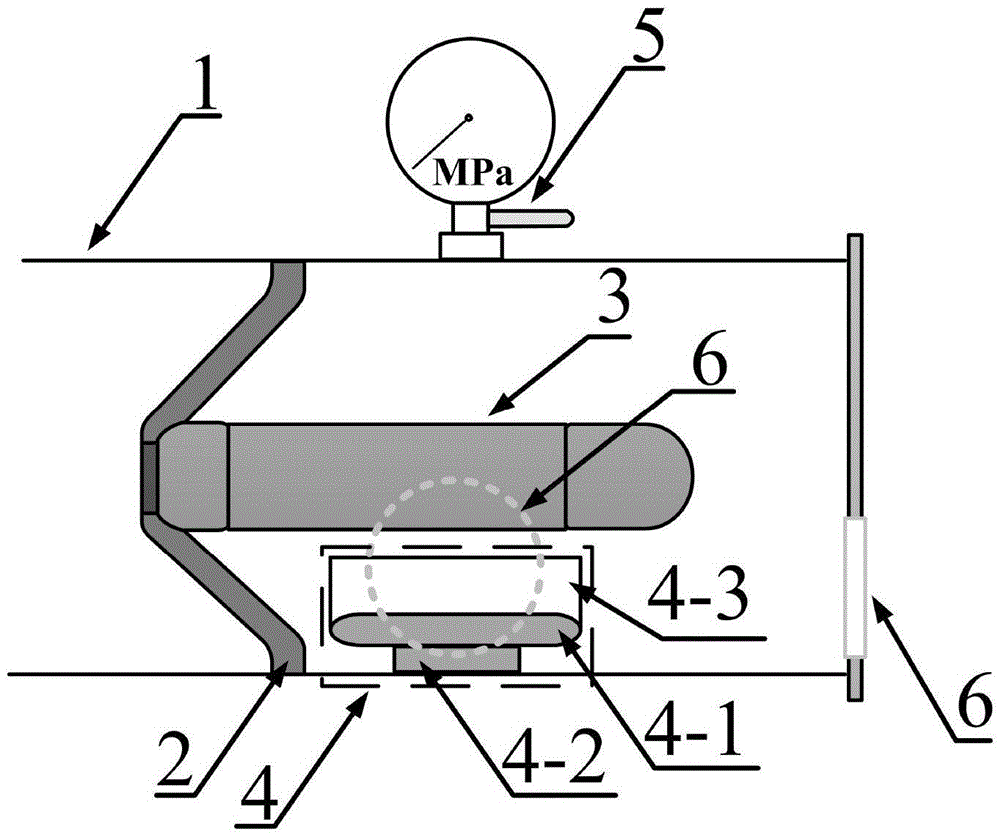 Experimental platform for simulating and monitoring movement condition of metal particles in GIS