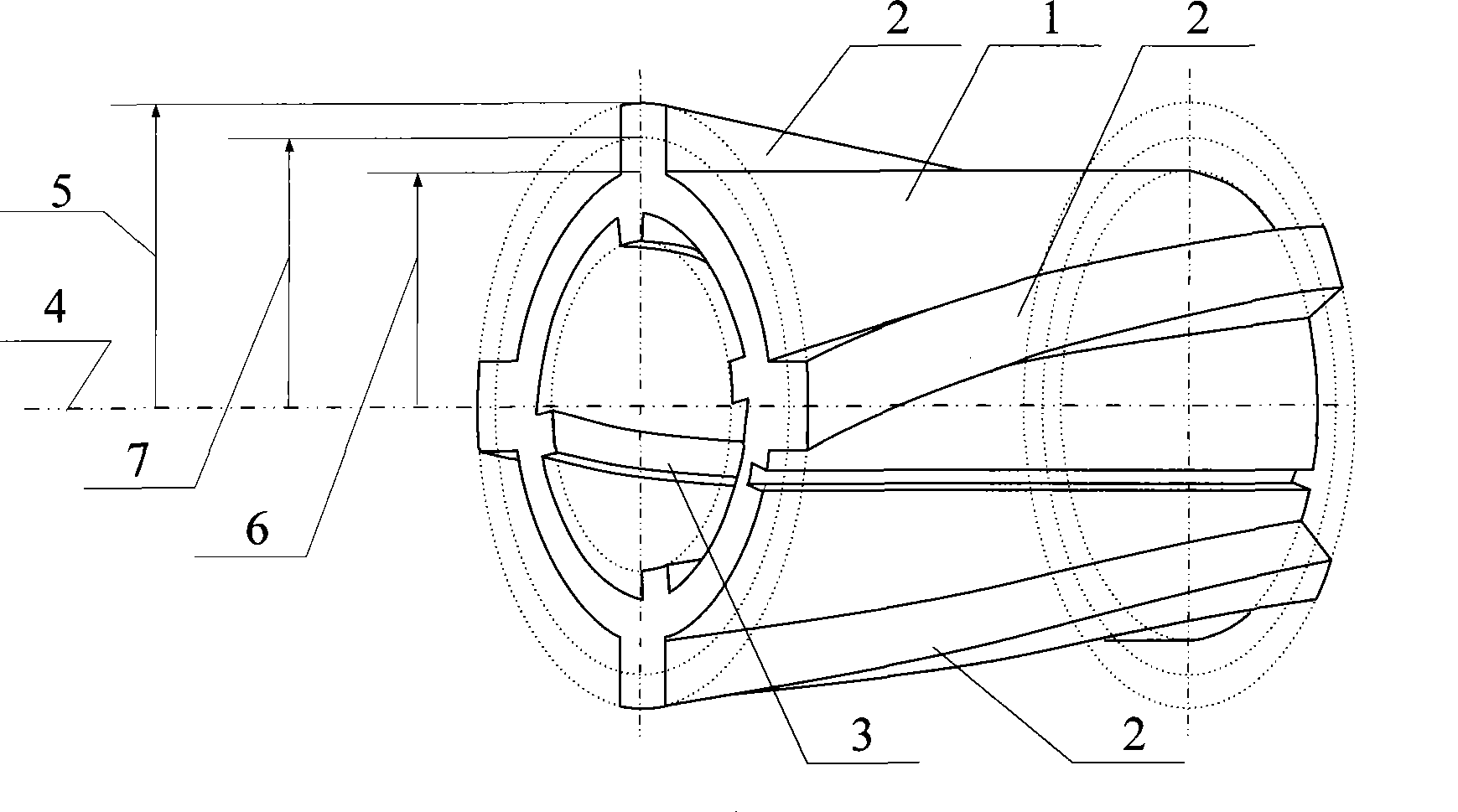 Self-wind cooled rotor double-stator magneto resistance genus motor