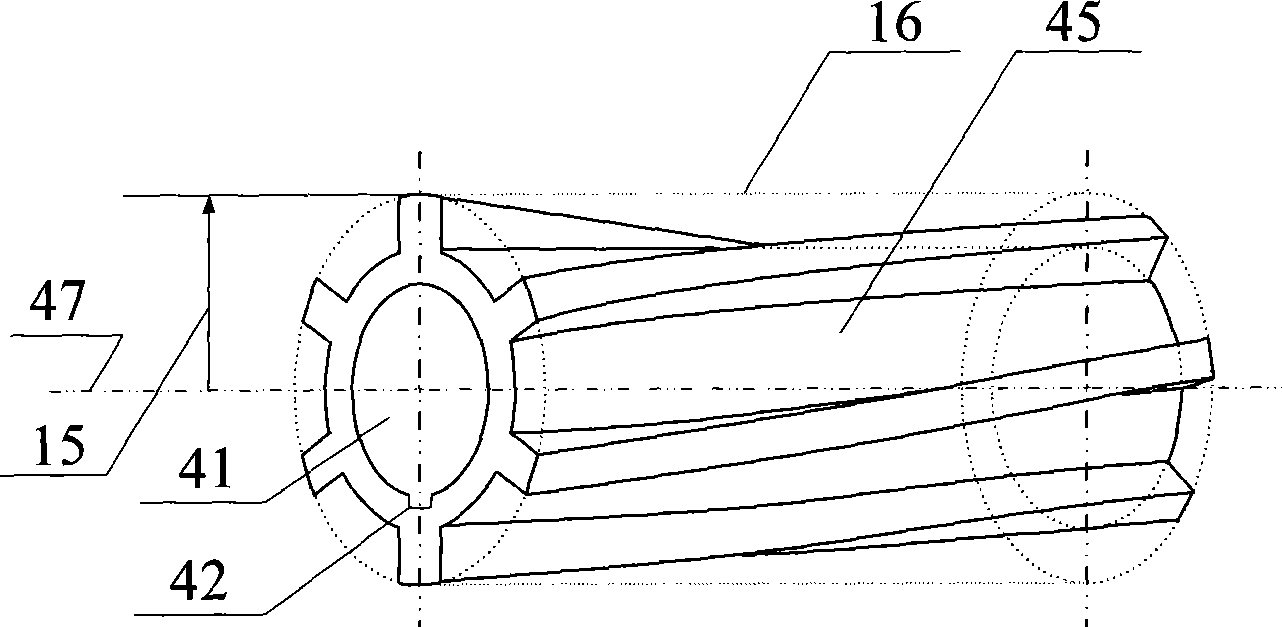 Self-wind cooled rotor double-stator magneto resistance genus motor