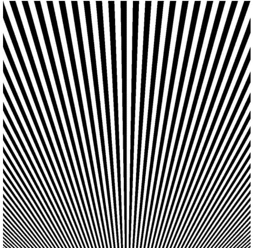 Periodic gradient grating and method for measuring vortex beam