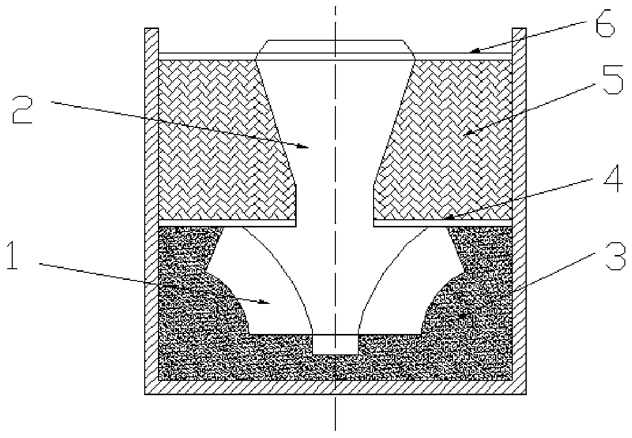 Casting composite molding method and application of casting