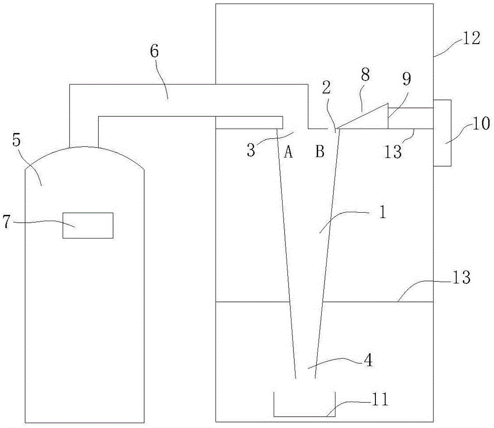 Solid mixture separation device and egg and adult insect scale powder separator