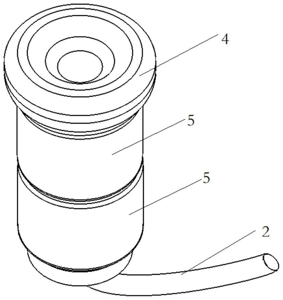 Human tissue cavity modeling device and method