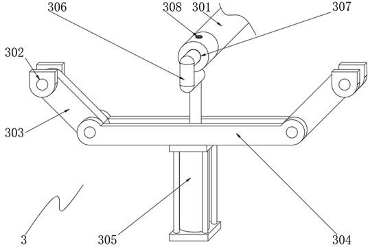 Assembled track assembly massage part for infant fatigue rehabilitation