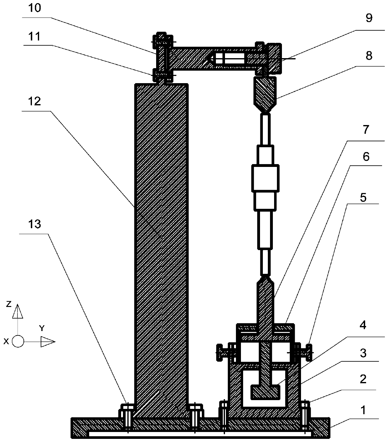 A high-precision axial length measuring device