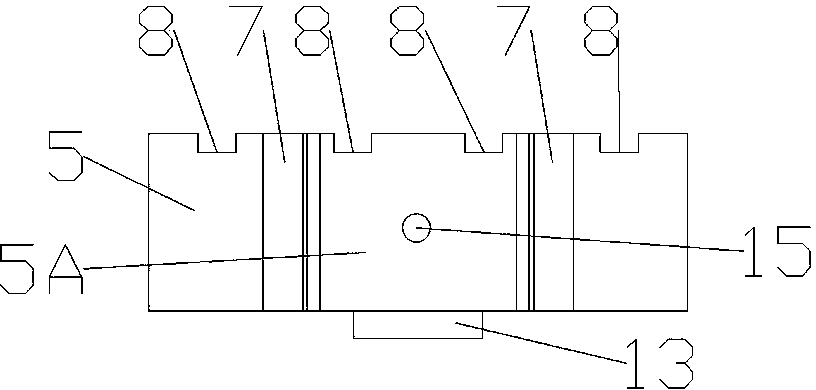 Tensile testing device for architectural building blocks