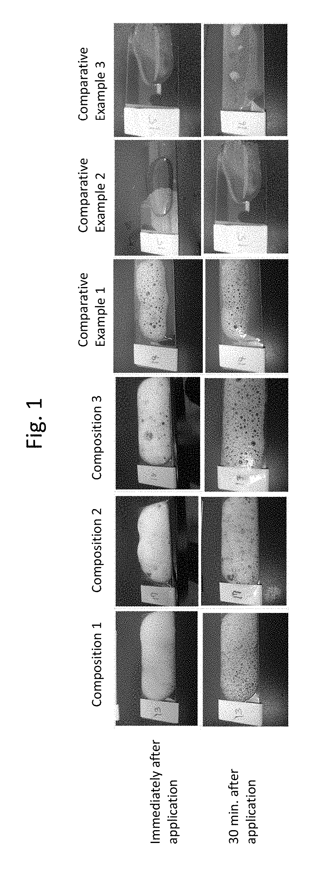 External composition for screen foamers