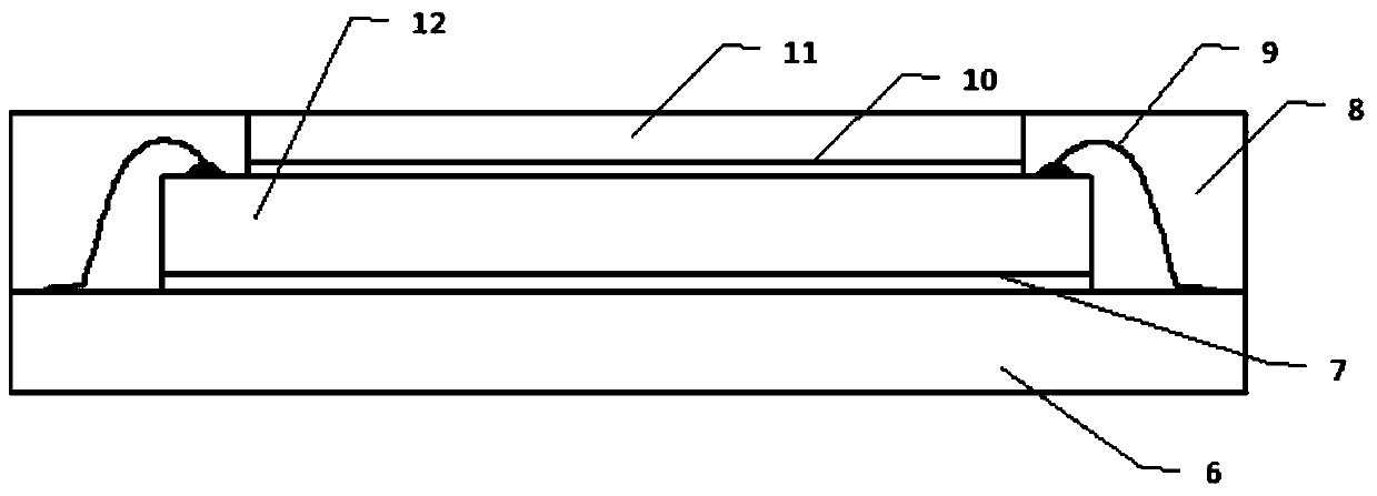 Dielectric composite material for fingerprint sensor induction layer and preparation method thereof