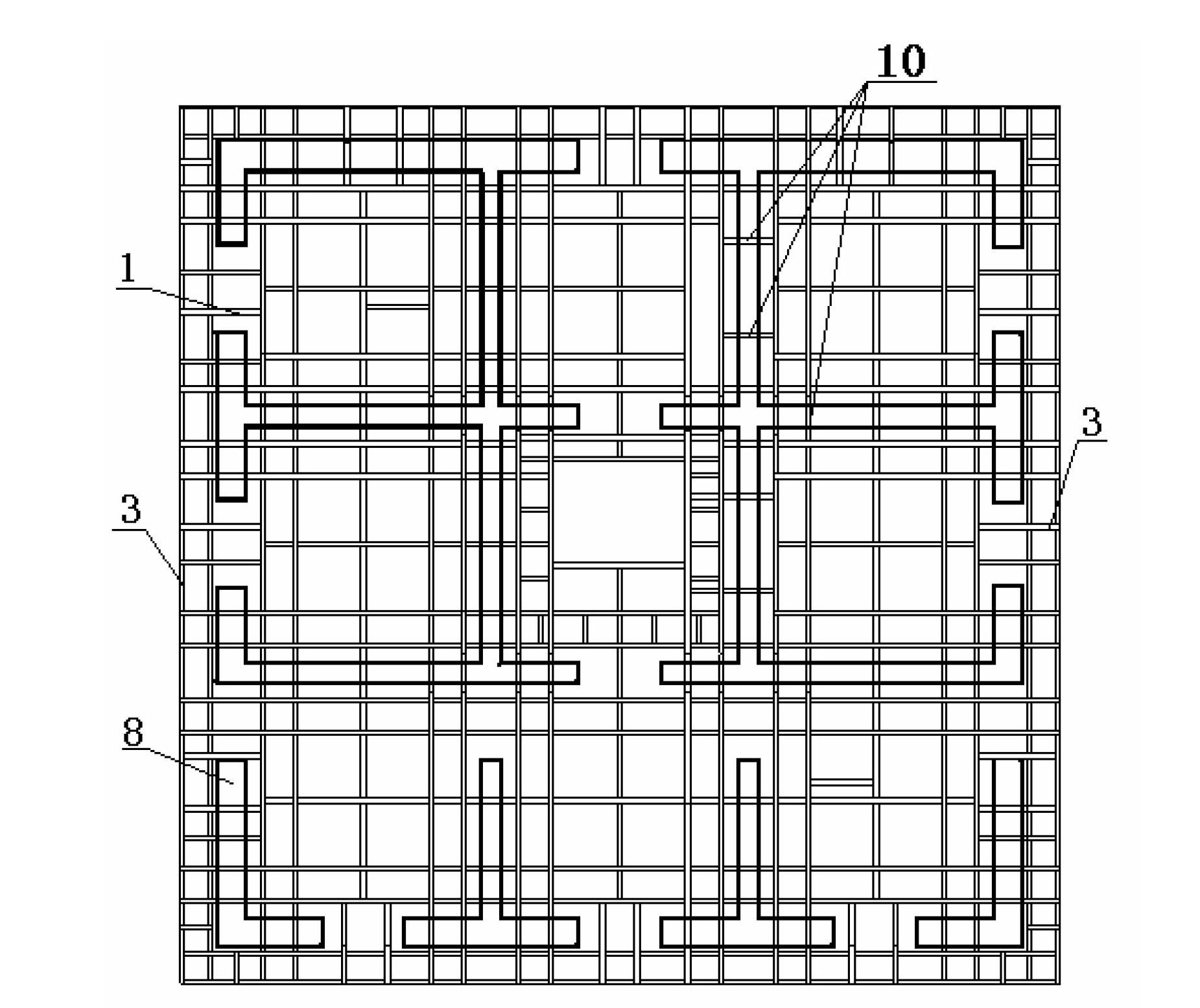 Drum frame supporting power built-in integrated jacking steel platform formwork system and construction method