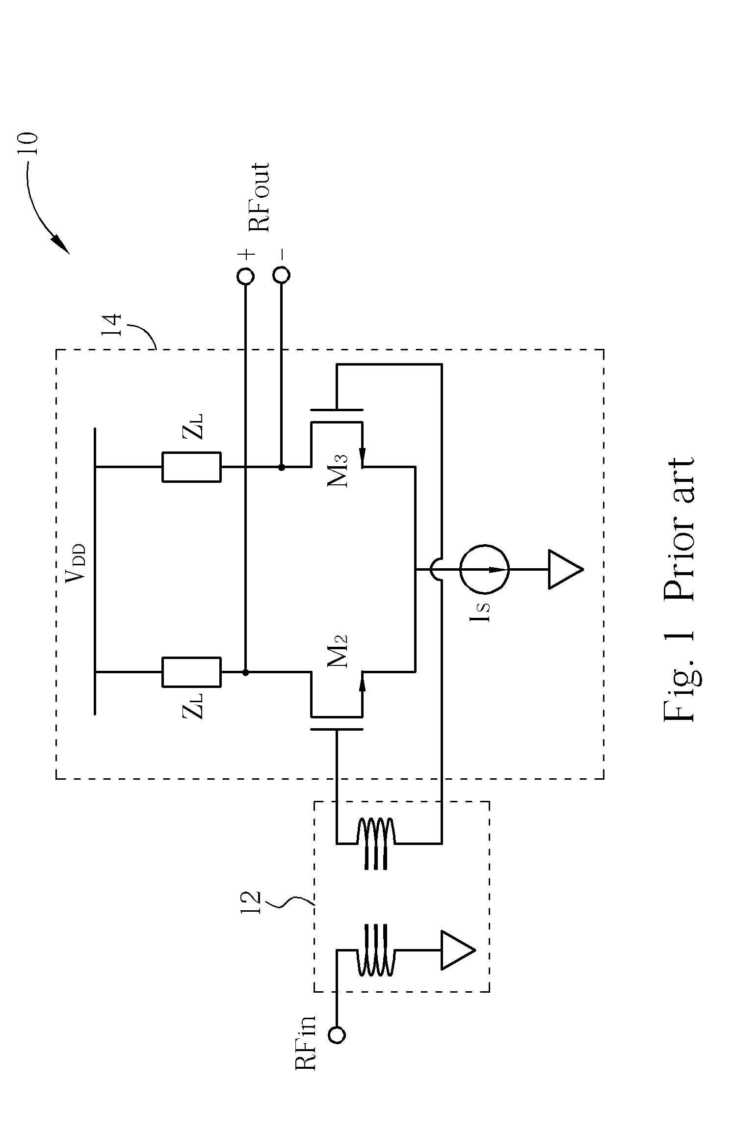 Low noise and high gain low noise amplifier