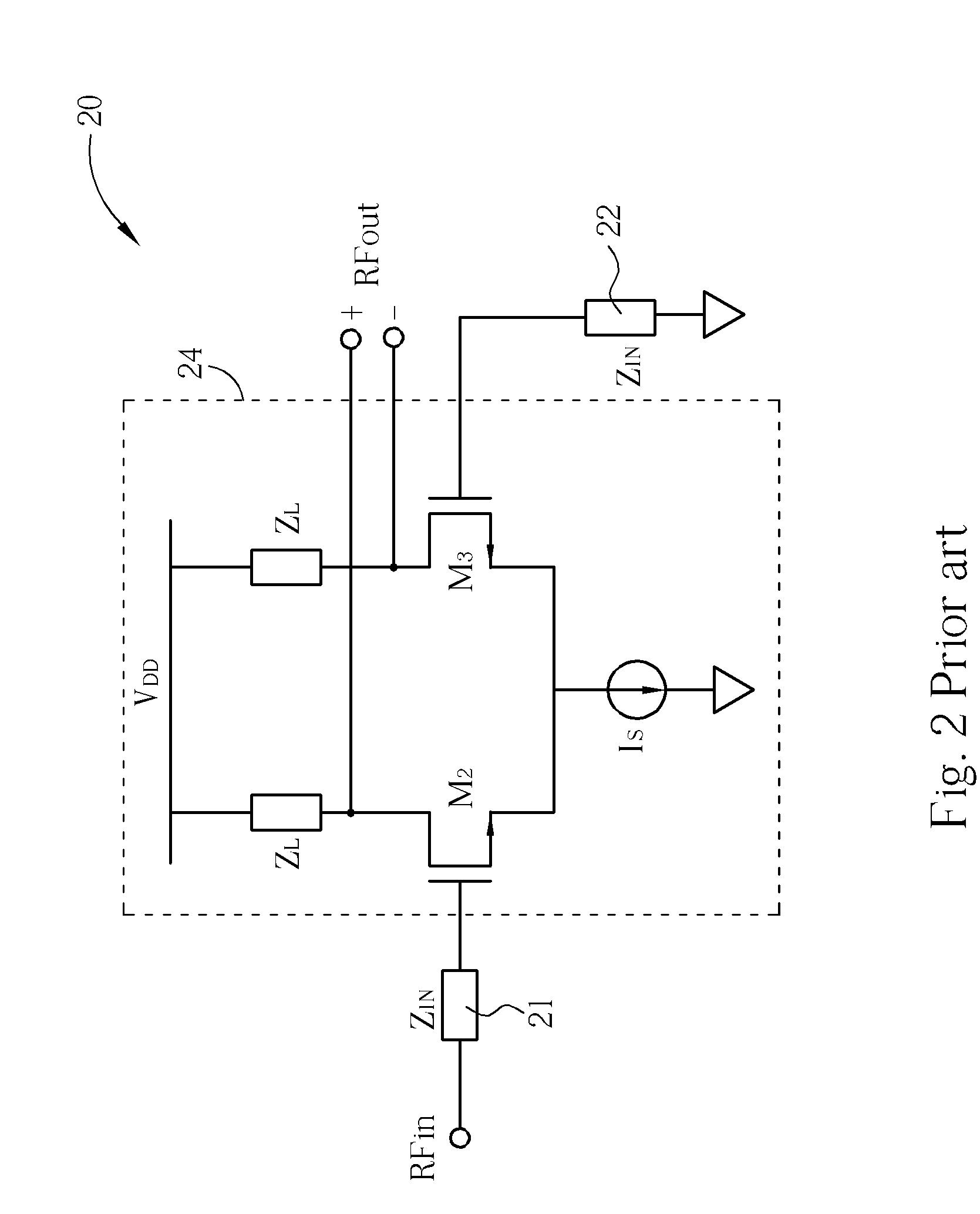 Low noise and high gain low noise amplifier