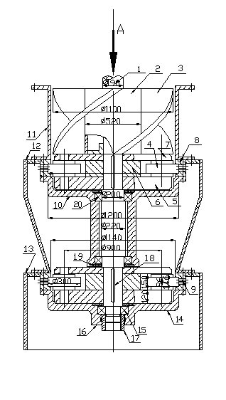 Method and device for preparing gas by large-scale grinded and squeezed straws and broken coal granules instead of lump coal and coke