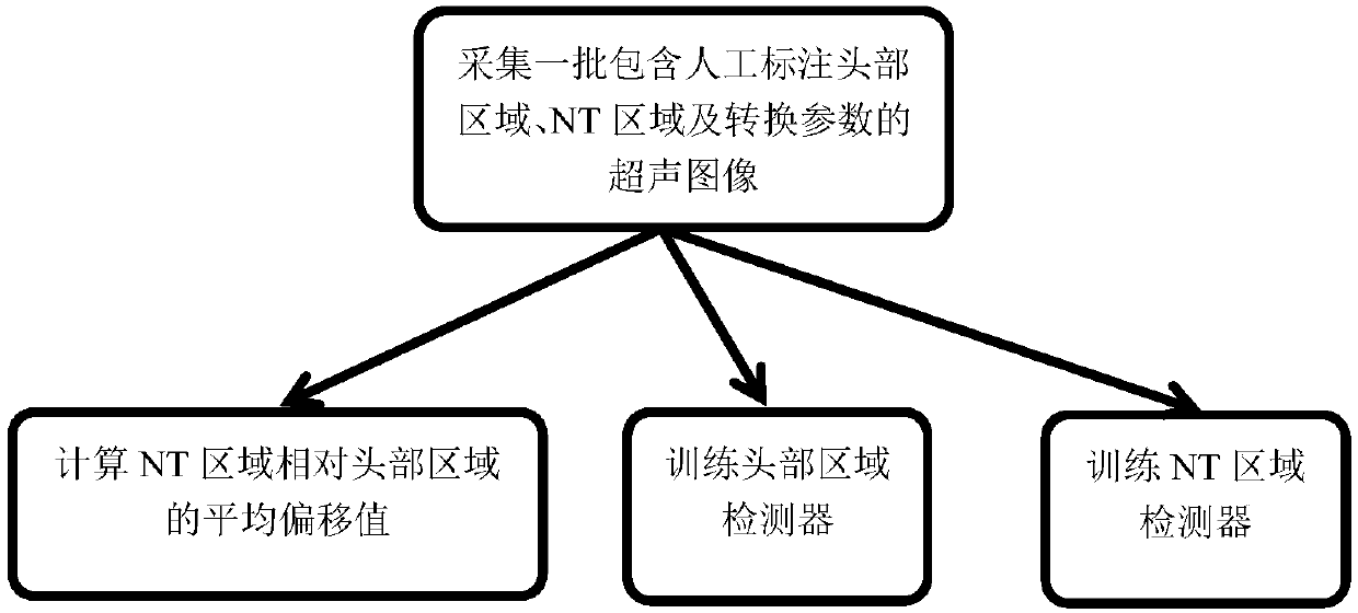 Detection method and system for position of fetal nape transparent object with combination of medical statistical information