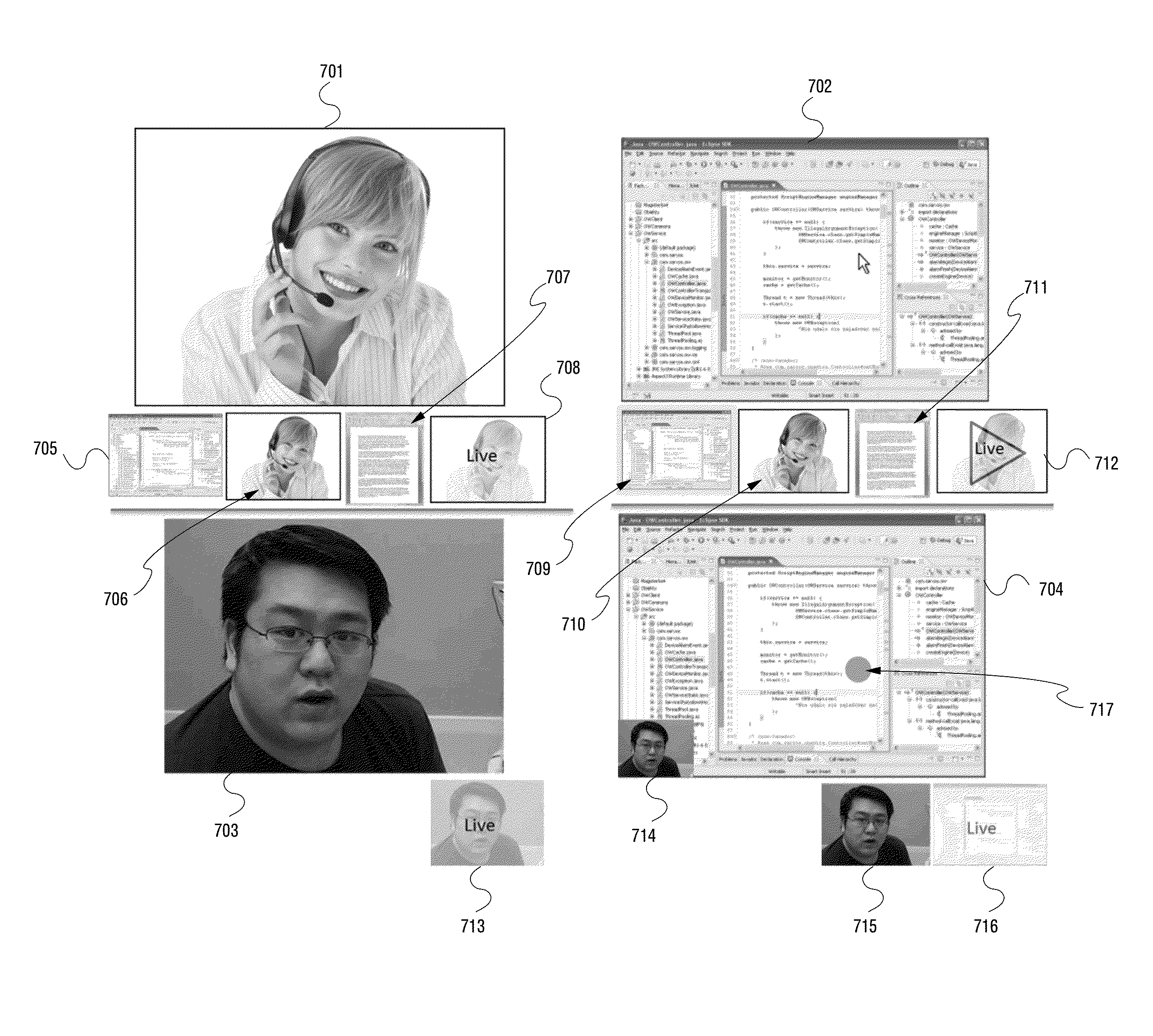 Systems and methods for real-time efficient navigation of video streams