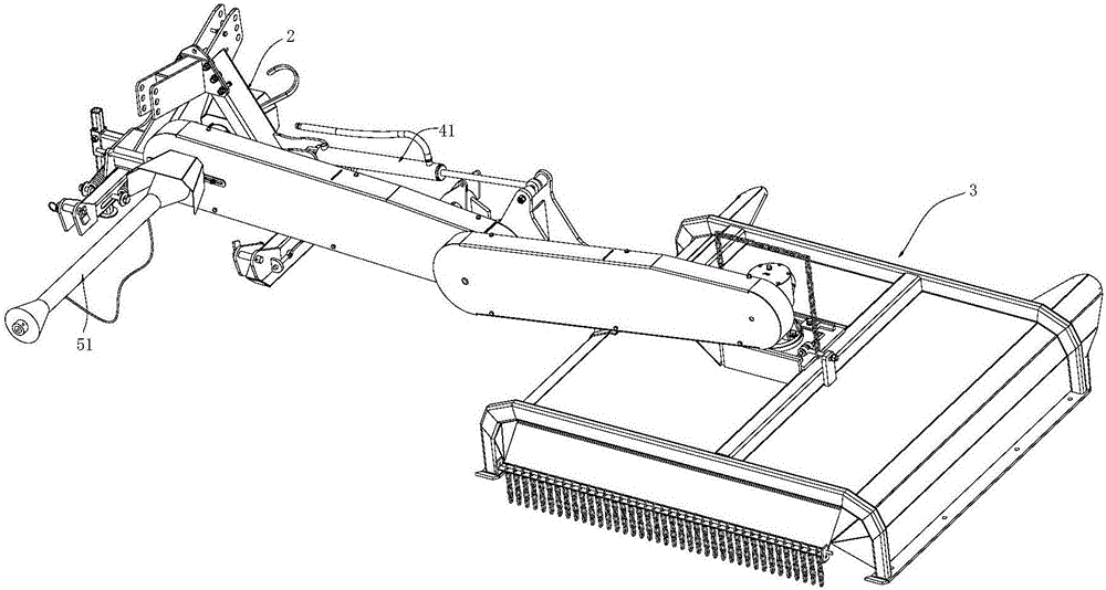 Transverse trimming machine