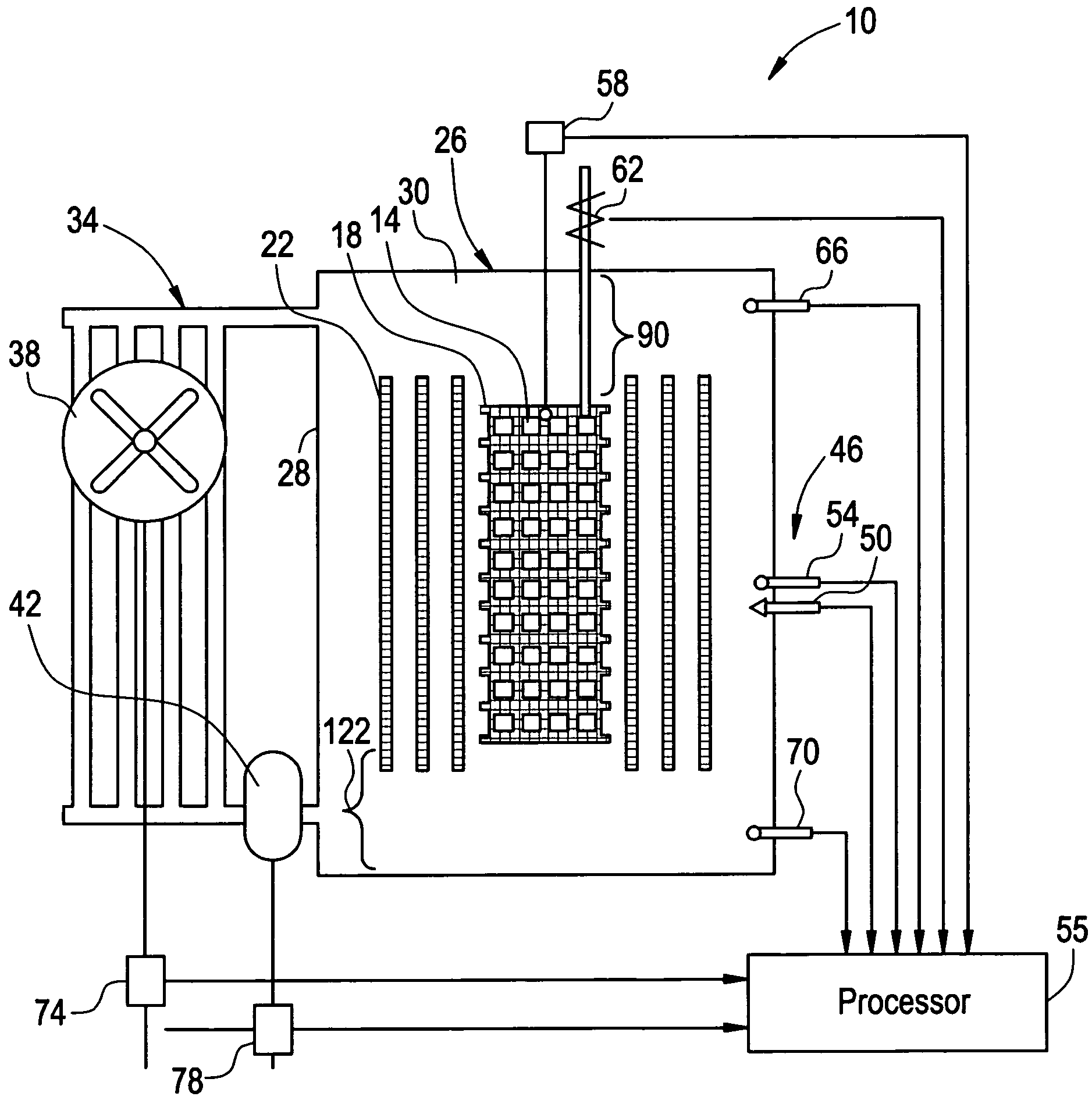 Method and apparatus to determine moisture content in solid insulation