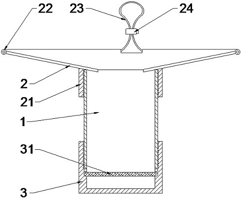 A pretreatment device for enriching fecal exfoliated cells with immunomagnetic beads in the department of oncology