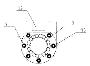 A protective device for the rear axle test bench of a mining dump truck