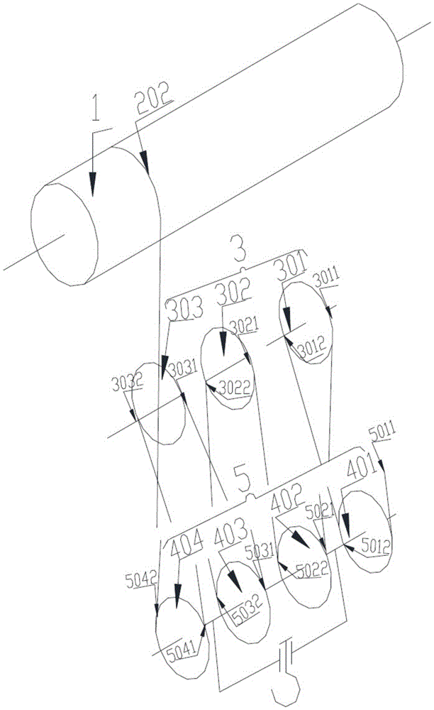 A method for replacing movable pulley blocks and wire ropes in bridge cranes