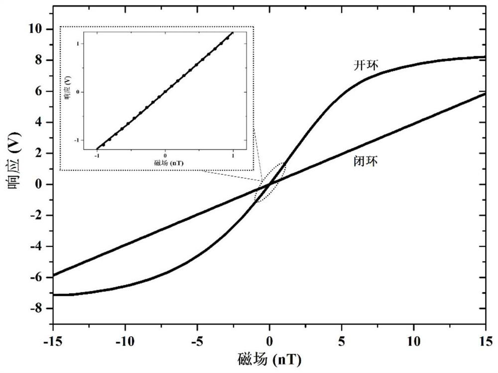 High-bandwidth high-sensitivity closed-loop SERF atom magnetometer device