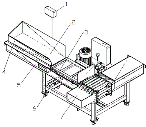 Horizontal type fixed-weight compression bagging machine