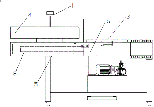 Horizontal type fixed-weight compression bagging machine