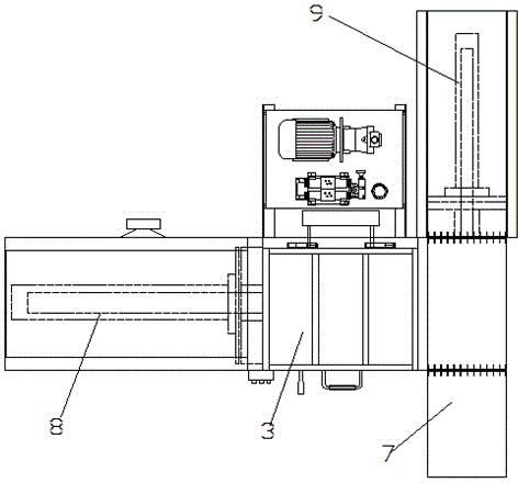 Horizontal type fixed-weight compression bagging machine