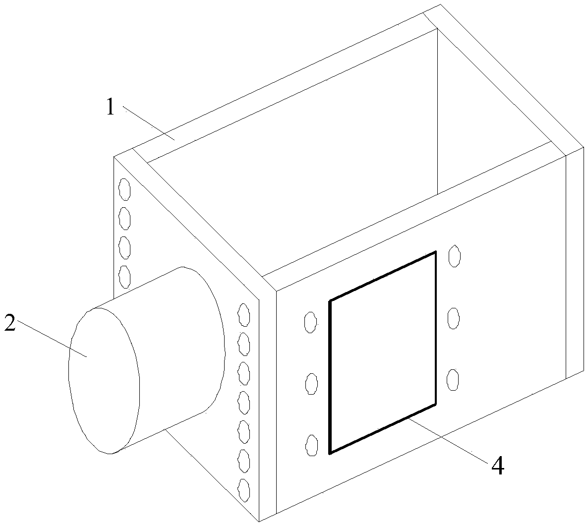 Multi-field infrared radiation observation device and method