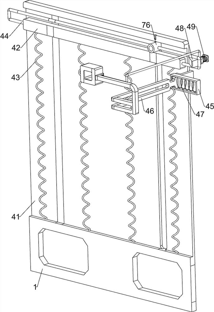Wire arranging device for winding of transformer iron core