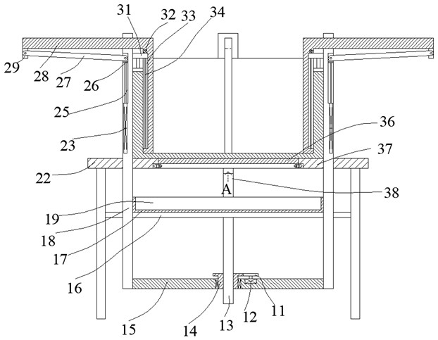 Biomass material bag-opening equipment