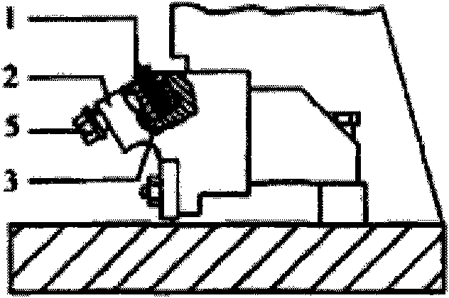 Gear impact bend simulation test method and device