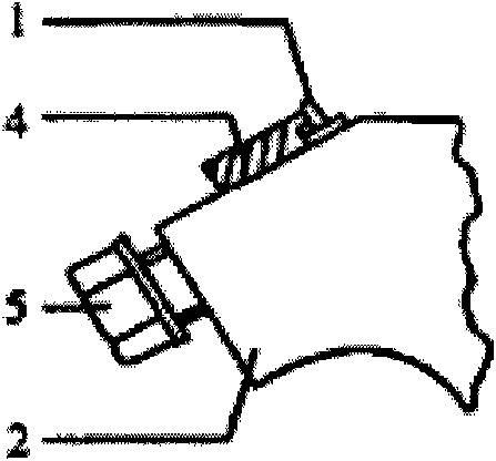 Gear impact bend simulation test method and device