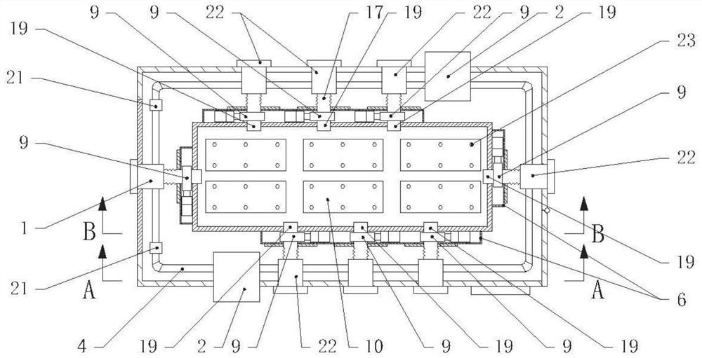 Temperature field regulation and control device of box-type substation space and regulation and control method of temperature field regulation and control device