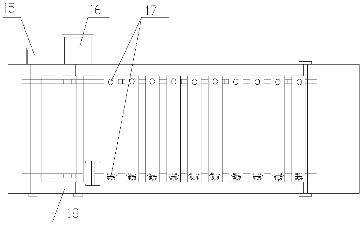 Angle-adjustable fish head removing device