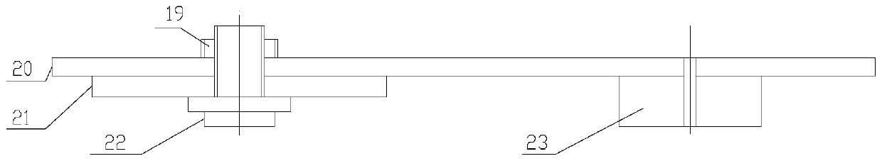 Angle-adjustable fish head removing device