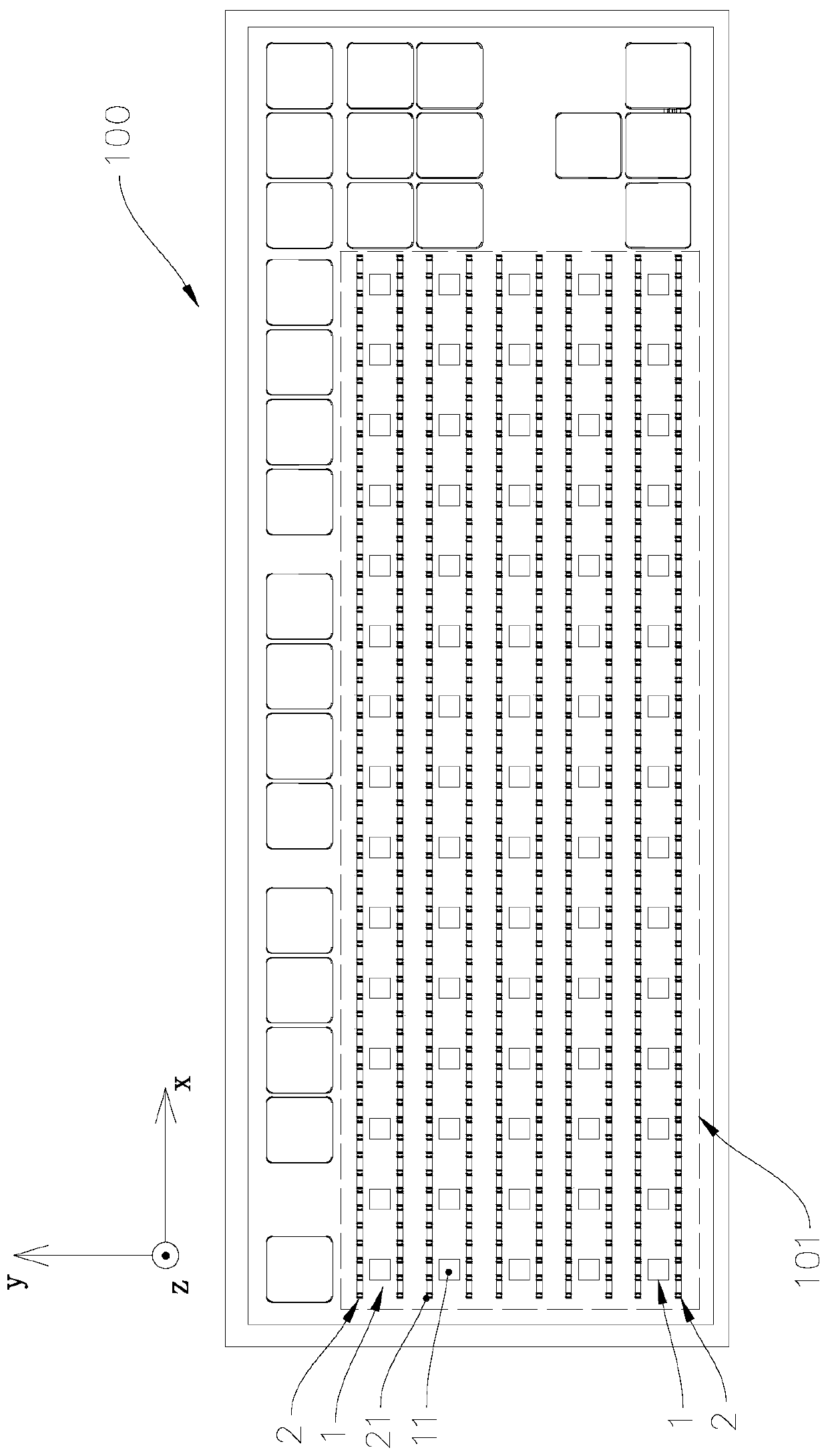 Working method of magnetomotive keyboard, computer device and computer readable storage medium