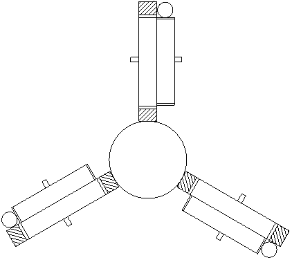 Plastic tube film winding production device and process thereof