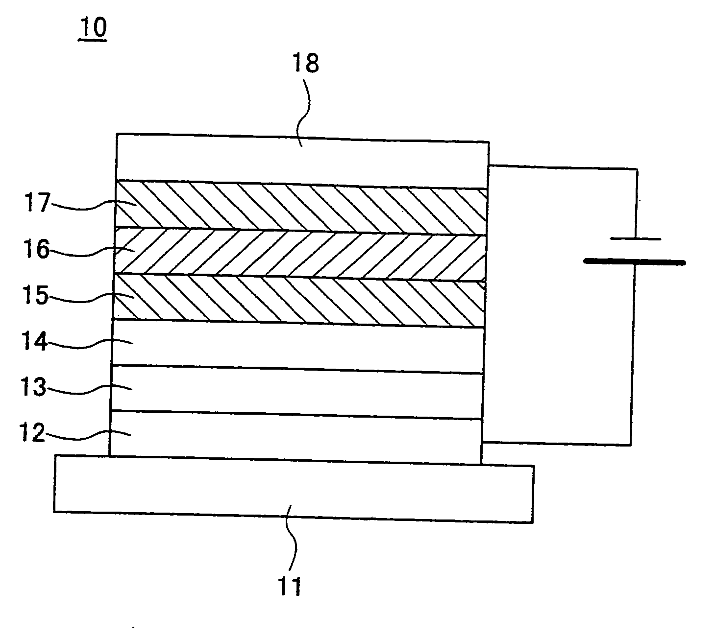 Organic Electroluminescent Element and Organic Electroluminescent Display