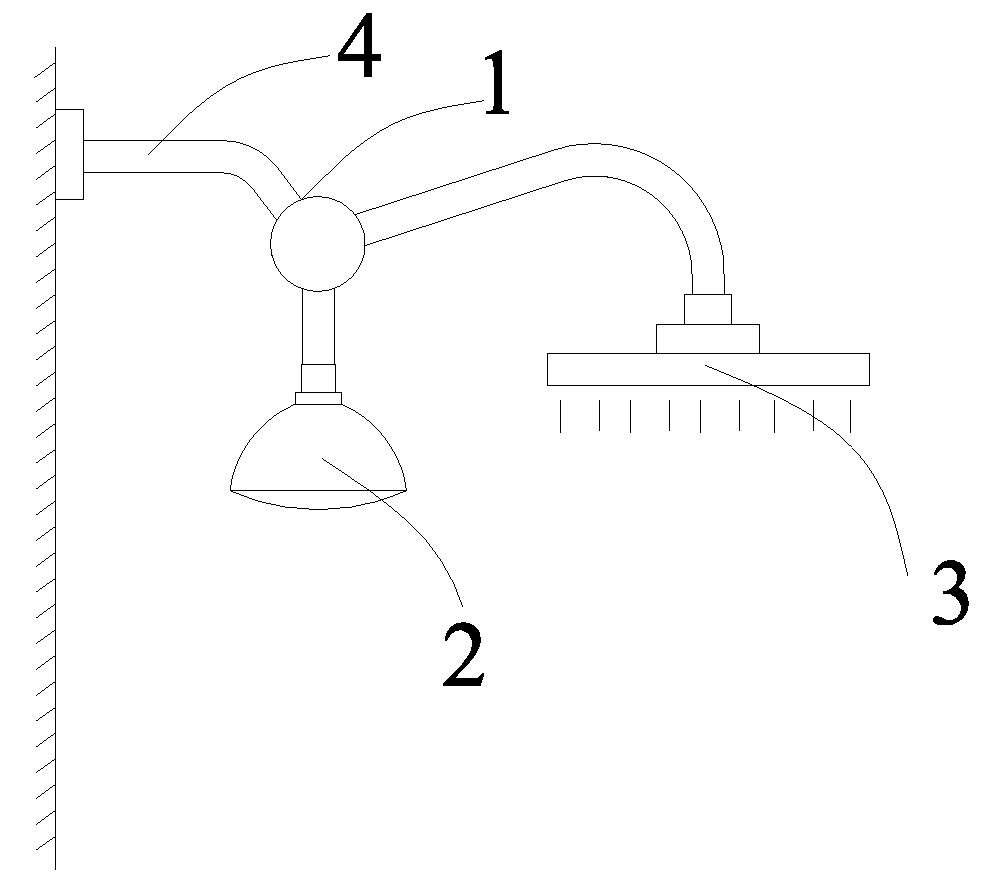 Rotary switch valve and shower group with rotary switch valve