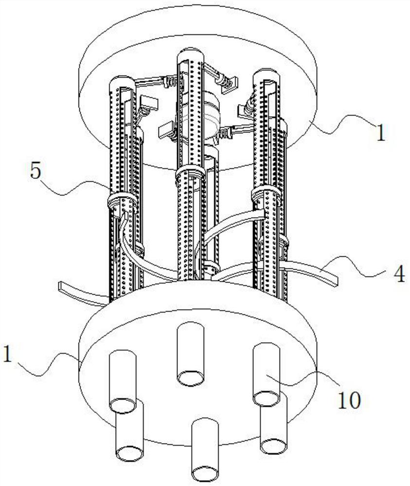 Guide cutting structure special for whole grain noodles