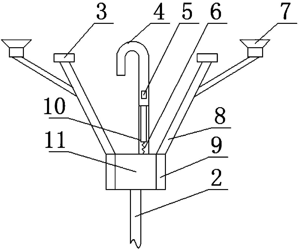 A car glove with temperature adjustment function