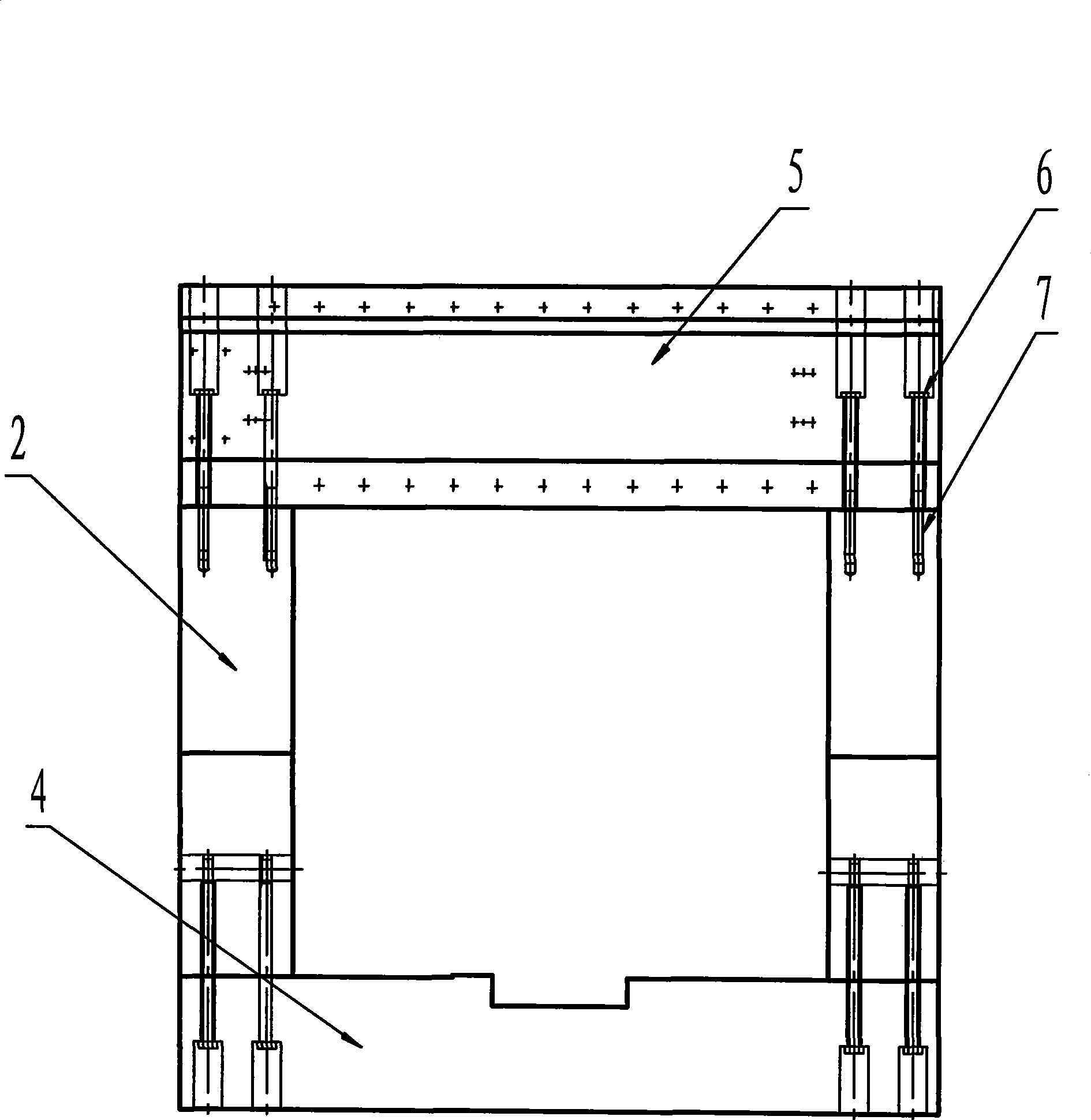 Numerical control polishing machine for optical elements