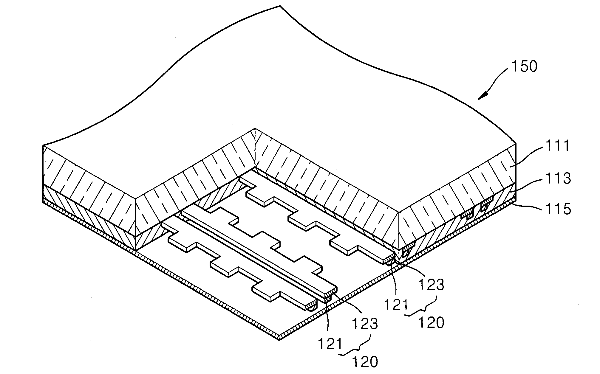 Plasma display panel comprising single barrier ribs and double barrier ribs