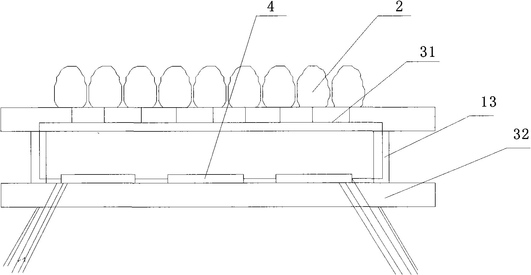 LED pixel lamp with redundancy fault-tolerant function and lamp screen consisting of same